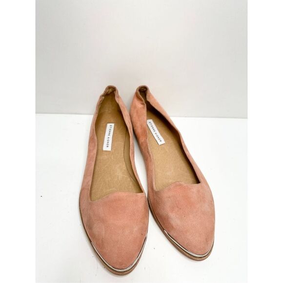 Etienne Aginer Tonne Flat Womens Size 8.5 Leather Round Toe Slip On Shoes - Picture 4 of 9